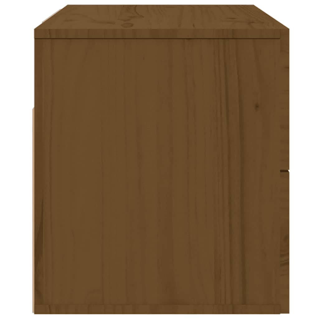 Comodini a Muro 2 pz Marrone ambra 50x36x40 cm | homemem39