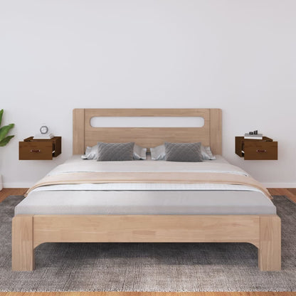 Comodini a Muro 2 pz ambra 40x29,5x22 cm - homemem39