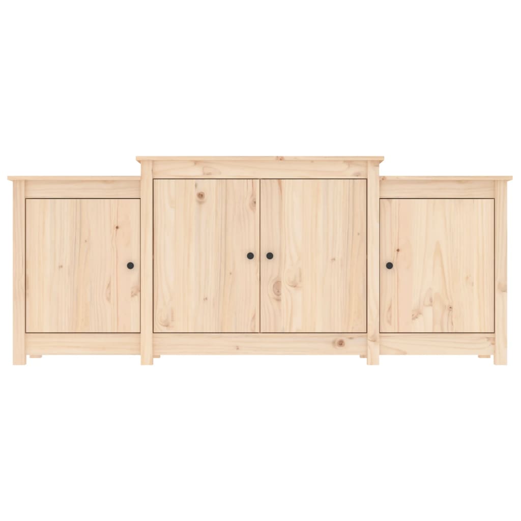 Credenza 164x37x68cm in Legno Massello di Pino - homemem39