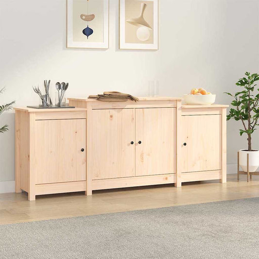 Credenza 164x37x68 cm in Legno Massello di Pino