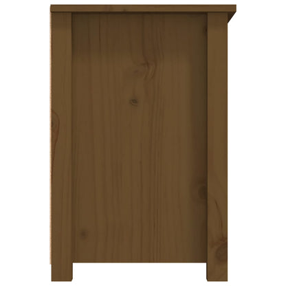 Mobile Porta TV ambra 79x35x52 cm in Legno Massello di Pino - homemem39