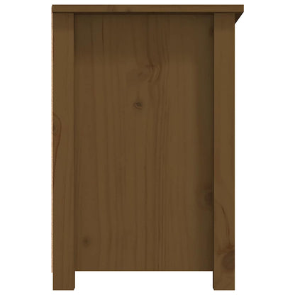 Mobile Porta TV ambra 79x35x52 cm in Legno Massello di Pino
