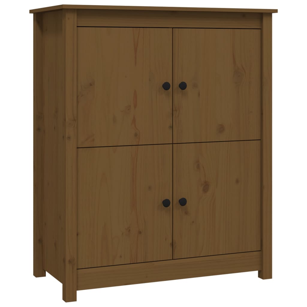 Credenza ambra 83x41,5x100 cm in Legno Massello di Pino - homemem39