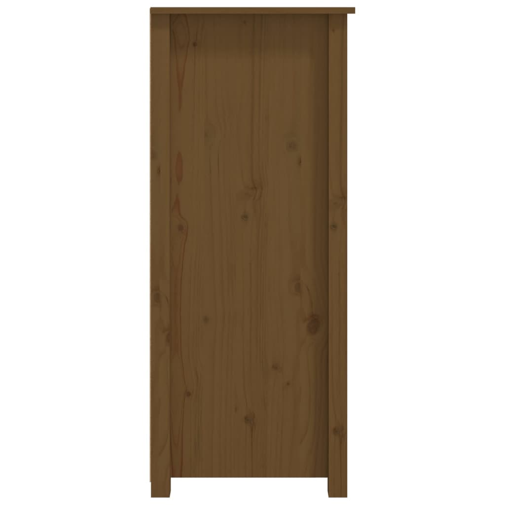 Credenza ambra 83x41,5x100 cm in Legno Massello di Pino - homemem39