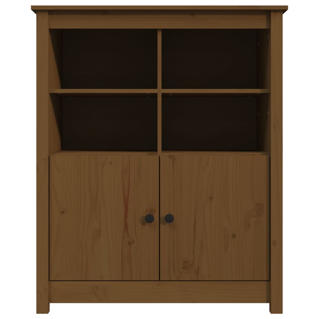 Credenza ambra 83x41,5x100 cm in Legno Massello di Pino - homemem39