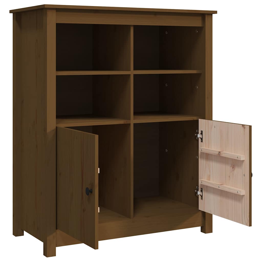 Credenza ambra 83x41,5x100 cm in Legno Massello di Pino