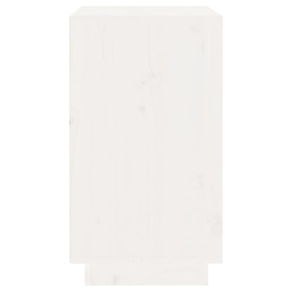 Portabottiglie Bianco 55,5x34x61 cm in Legno Massello di Pino