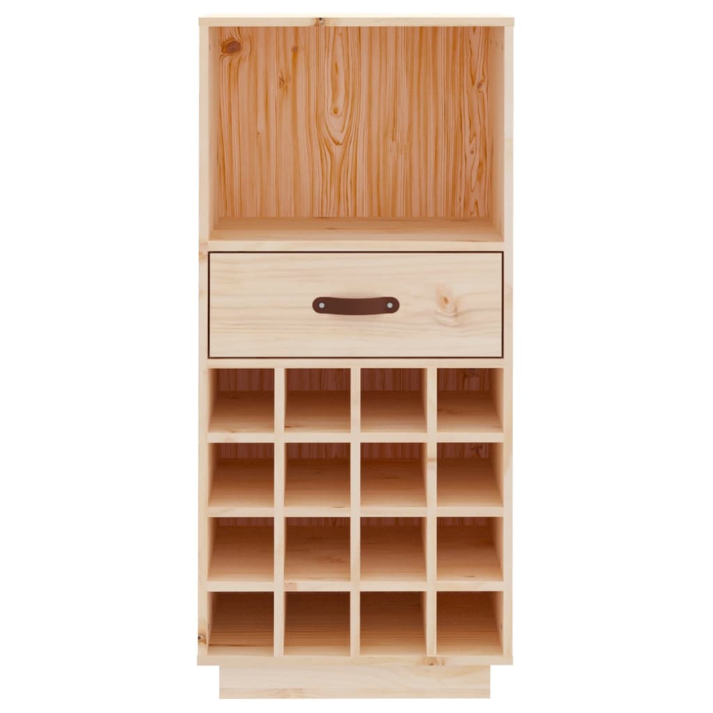 Portabottiglie 45x34x100 cm in Legno Massello di Pino - homemem39