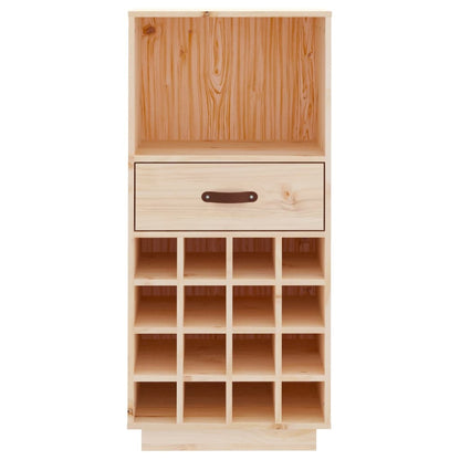 Portabottiglie 45x34x100 cm in Legno Massello di Pino - homemem39
