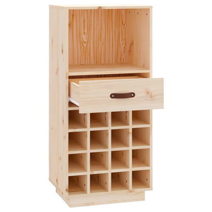 Portabottiglie 45x34x100 cm in Legno Massello di Pino - homemem39