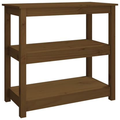 Tavolo Consolle ambra 80x40x74 cm in Legno Massello di Pino - homemem39