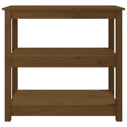 Tavolo Consolle ambra 80x40x74 cm in Legno Massello di Pino - homemem39