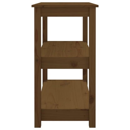 Tavolo Consolle ambra 80x40x74 cm in Legno Massello di Pino - homemem39