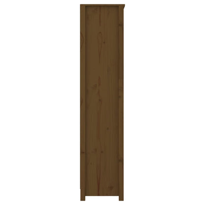 Libreria Marrone ambra 80x35x154 cm in Legno Massello di Pino | homemem39