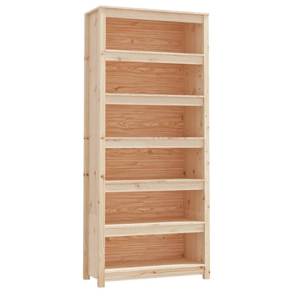 Libreria 80x35x183 cm in Legno Massello di Pino | homemem39
