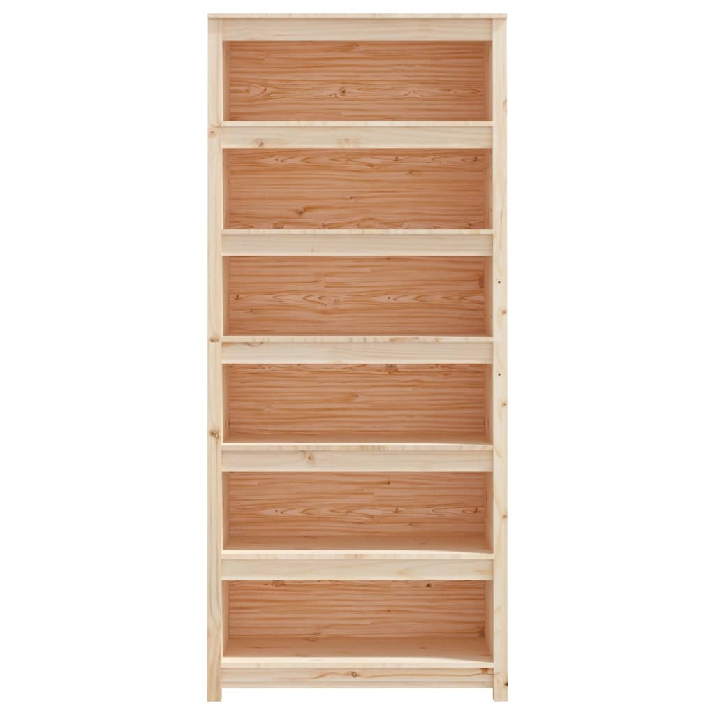 Libreria 80x35x183 cm in Legno Massello di Pino | homemem39