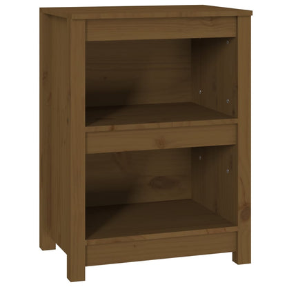 Libreria Marrone ambra 50x35x68 cm in Legno Massello di Pino | homemem39