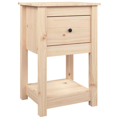 Comodini 2 pz 40x35x61,5 cm in Legno Massello di Pino | homemem39