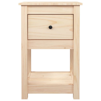 Comodini 2 pz 40x35x61,5 cm in Legno Massello di Pino | homemem39