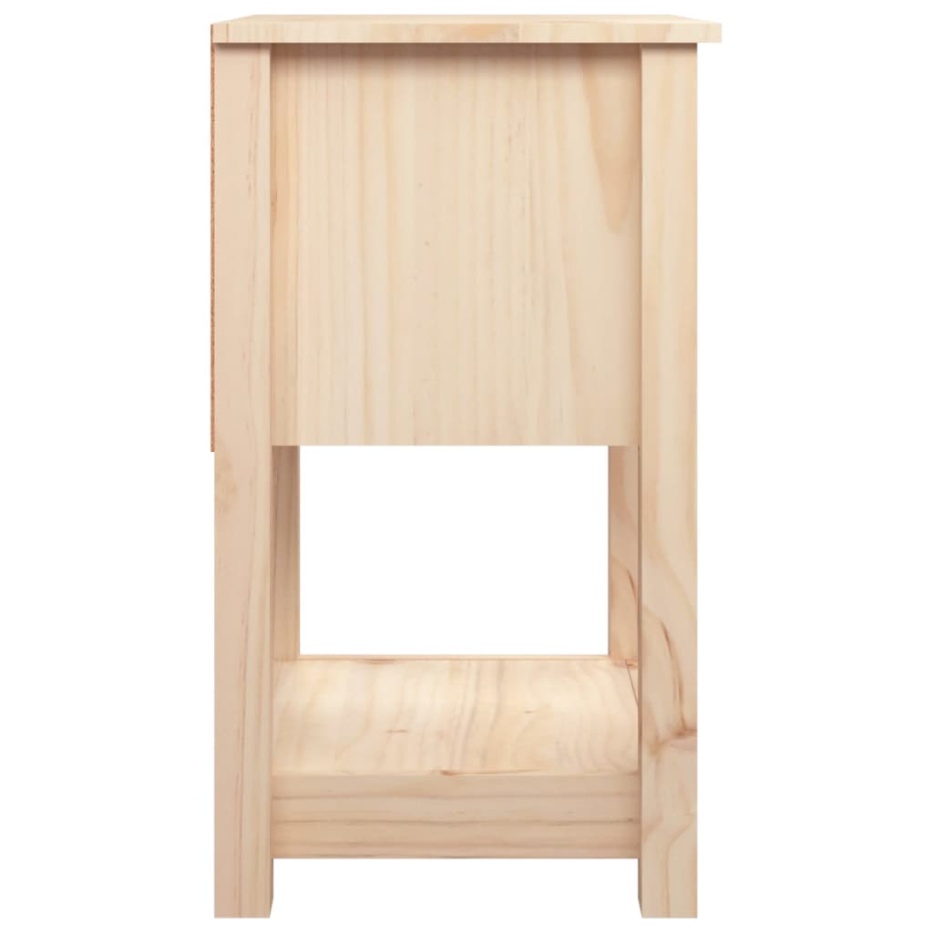 Comodini 2 pz 40x35x61,5 cm in Legno Massello di Pino | homemem39