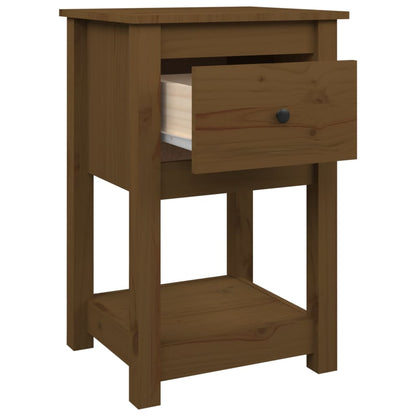 Comodini 2 pz Ambra 40x35x61,5 cm in Legno Massello di Pino - homemem39