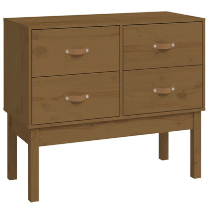 Tavolo Consolle Ambra 90x40x78 cm in Legno Massello di Pino - homemem39