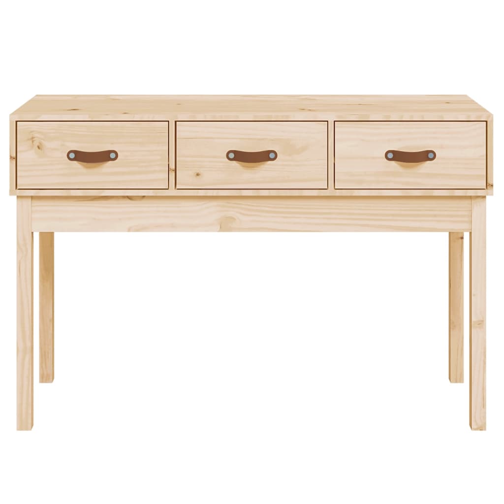 Tavolo Consolle 114x40x75 cm in Legno Massello di Pino - homemem39