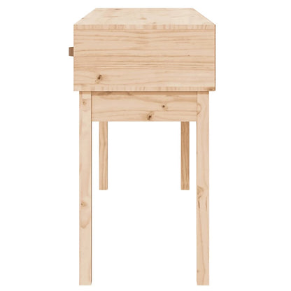 Tavolo Consolle 114x40x75 cm in Legno Massello di Pino - homemem39