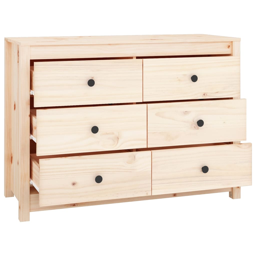 Armadietto 100x40x72 cm in Legno Massello di Pino | homemem39