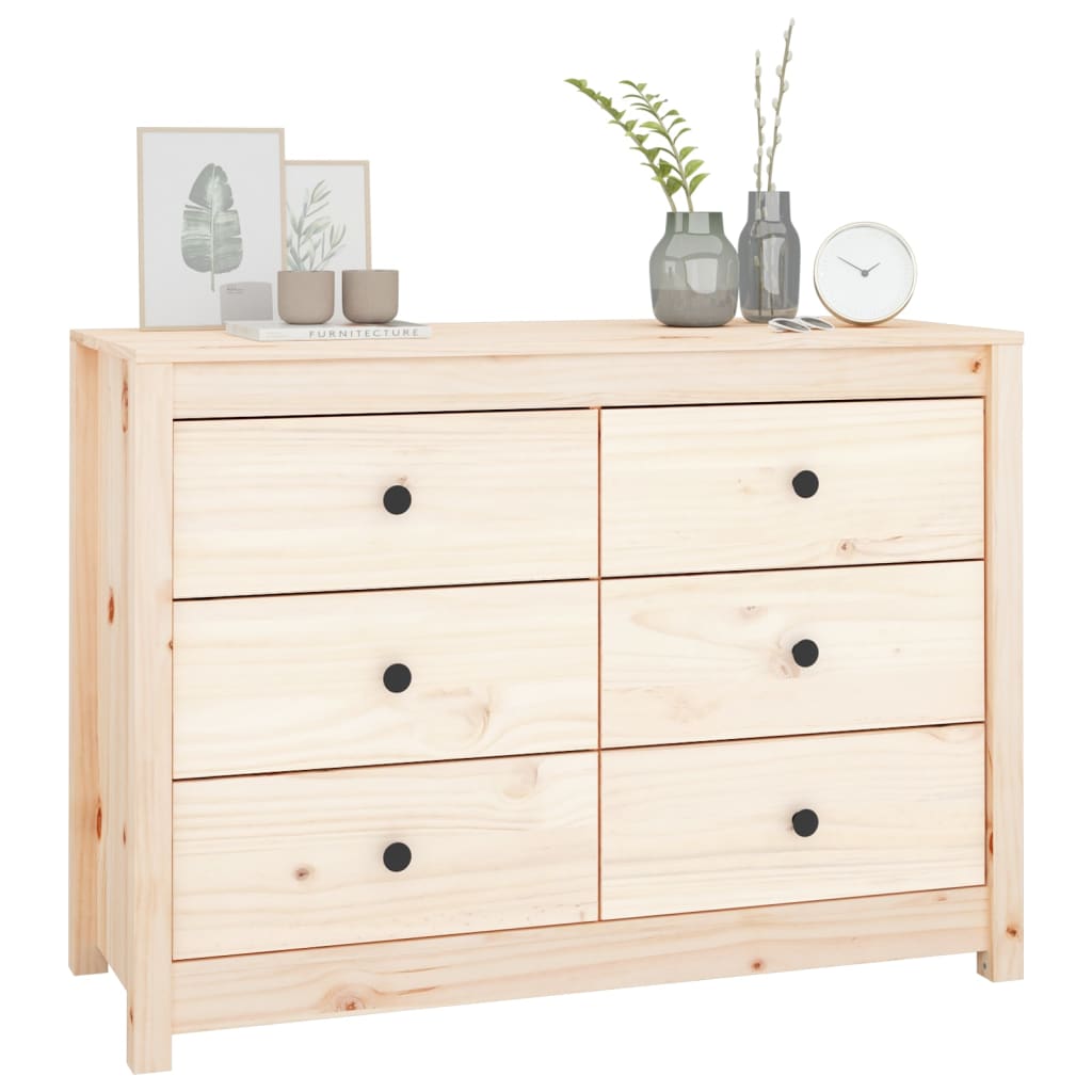 Armadietto 100x40x72 cm in Legno Massello di Pino | homemem39