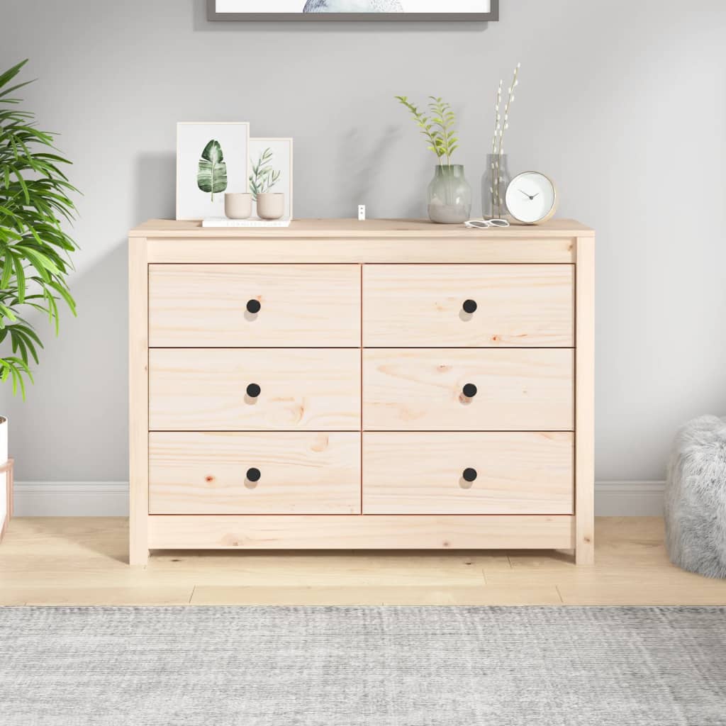 Armadietto 100x40x72 cm in Legno Massello di Pino | homemem39