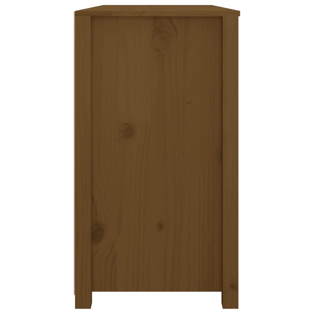 Armadietto Ambra 100x40x72 cm in Legno Massello di Pino - homemem39
