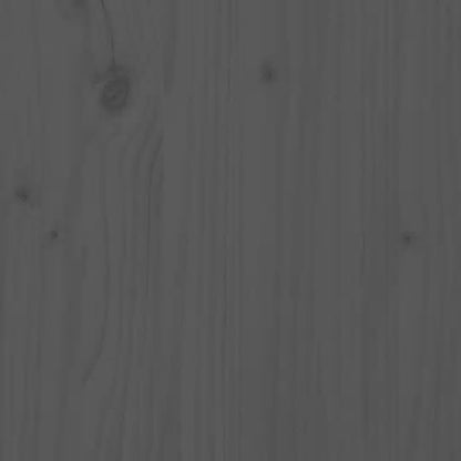 Panca da Ingresso Grigio 80x40x60 cm in Legno Massello di Pino - homemem39