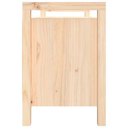 Panca da Ingresso 110x40x60 cm in Legno Massello di Pino | homemem39