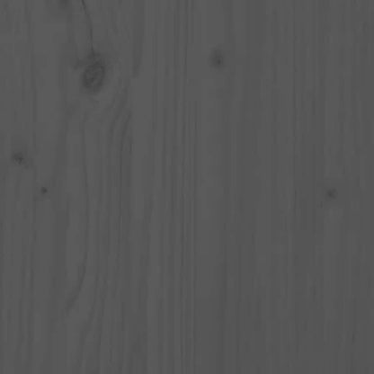 Panca da Ingresso Grigia 110x40x60 cm in Legno Massello di Pino