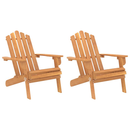 Sedie da Giardino Adirondack 2pz in Legno Massello di Acacia - homemem39