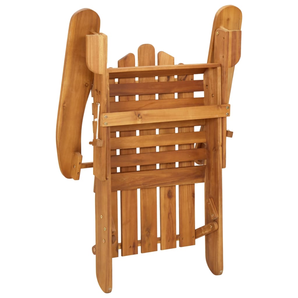 Sedie da Giardino Adirondack 2pz in Legno Massello di Acacia - homemem39
