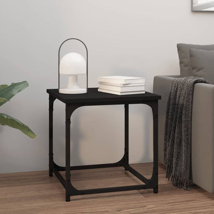 Tavolino Nero 40x40x40 cm in Legno Multistrato | homemem39