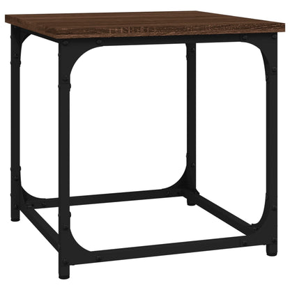Tavolino da Salotto Rovere Marrone 40x40x40cm Legno Multistrato | homemem39