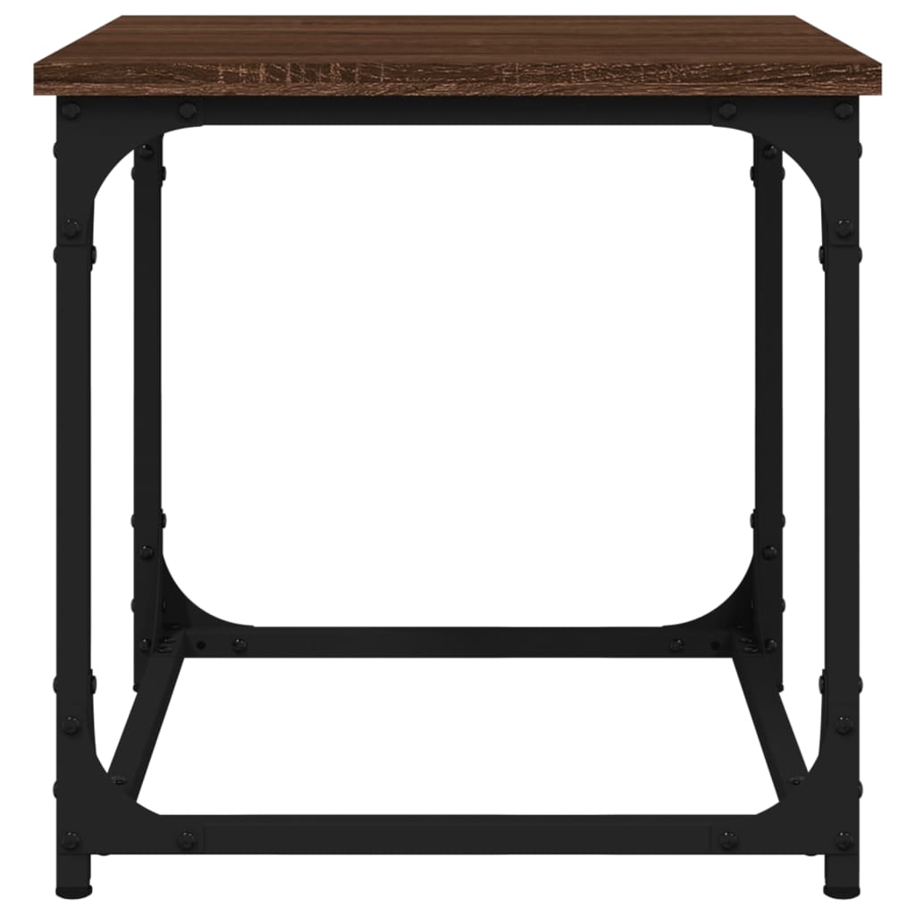 Tavolino da Salotto Rovere Marrone 40x40x40cm Legno Multistrato | homemem39