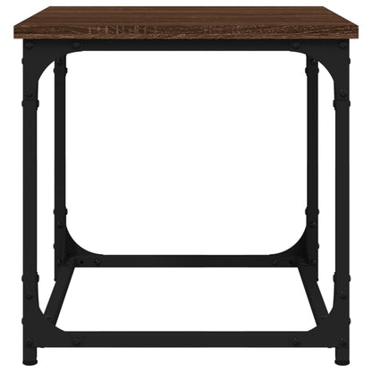 Tavolino da Salotto Rovere Marrone 40x40x40cm Legno Multistrato | homemem39