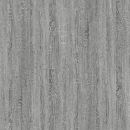 Tavolino Grigio Sonoma 100x45x45cm in Legno Multistrato e Ferro | homemem39