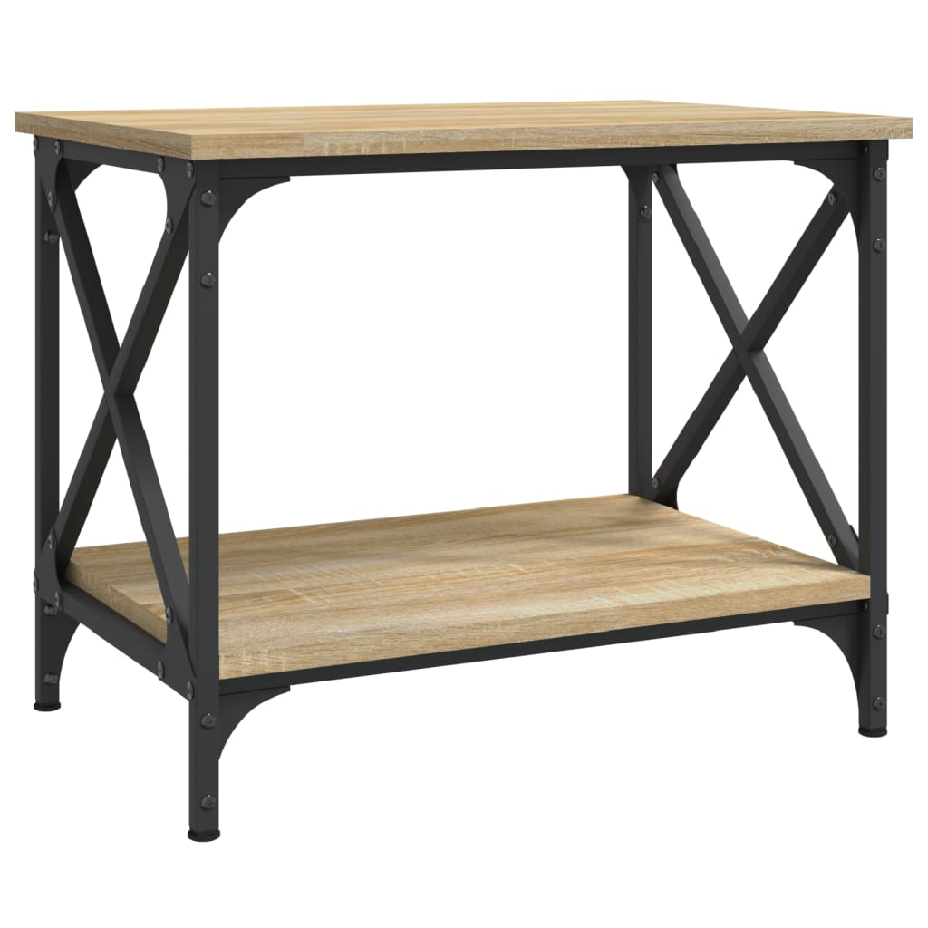Tavolino Rovere Sonoma 55x38x45 cm in Legno Multistrato | homemem39