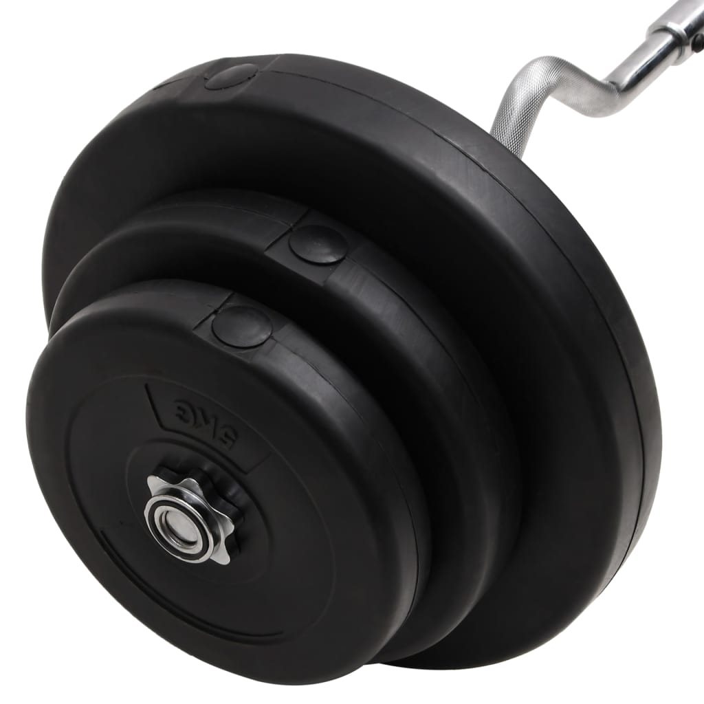 Bilanciere Curvo con Dischi 60 kg | homemem39