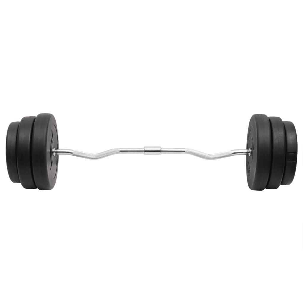 Bilanciere Curvo con Dischi 90 kg | homemem39