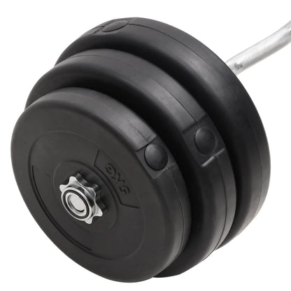 Bilanciere Curvo con Dischi 90 kg | homemem39
