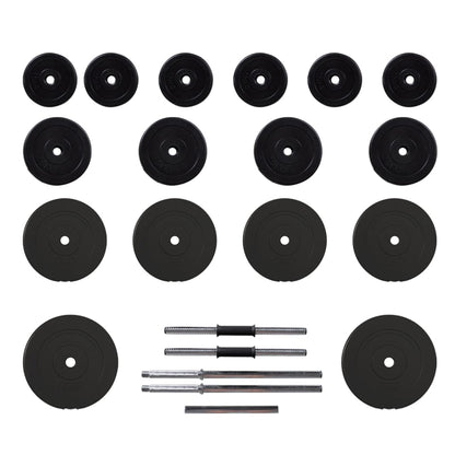 Set Bilanciere e Manubri con Dischi 60 kg | homemem39