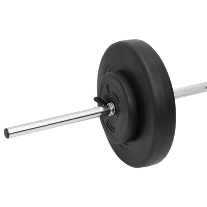 Set Bilanciere e Manubri con Dischi 60 kg | homemem39