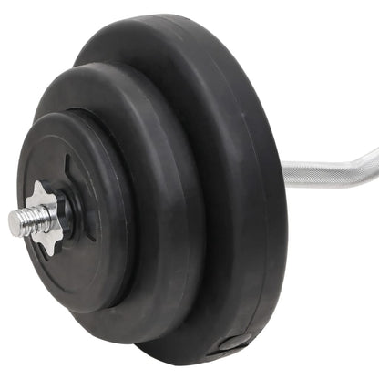Set Bilanciere e Manubri con Dischi 60 kg | homemem39