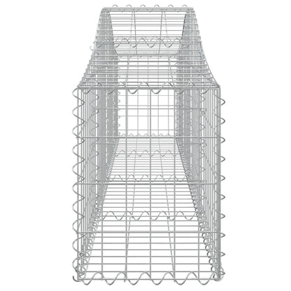 Cesti Gabbioni ad Arco 15 pz 200x30x40/60 cm Ferro Zincato